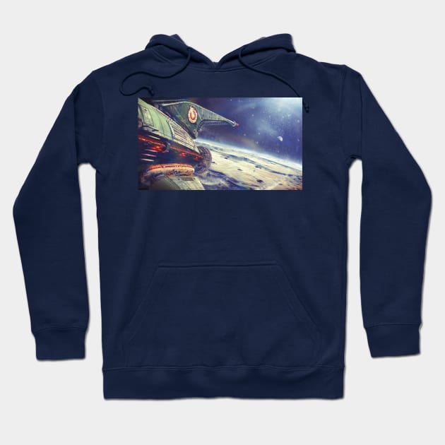 Planet Express in Space Hoodie by seccovan